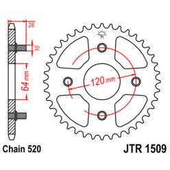Звездочка задняя JT Sprockets (шаг 520 ) JT JTR1509